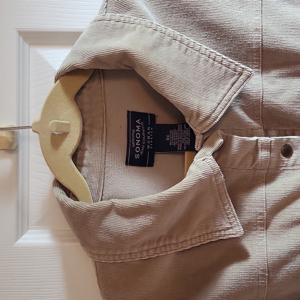 Structured Coduroy Jacket - image 2